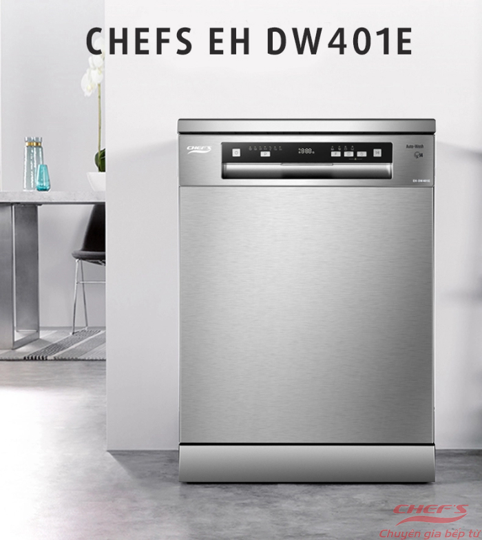 Máy rửa bát Chefs DW401E cho bạn sự hài lòng khi sử dụng 