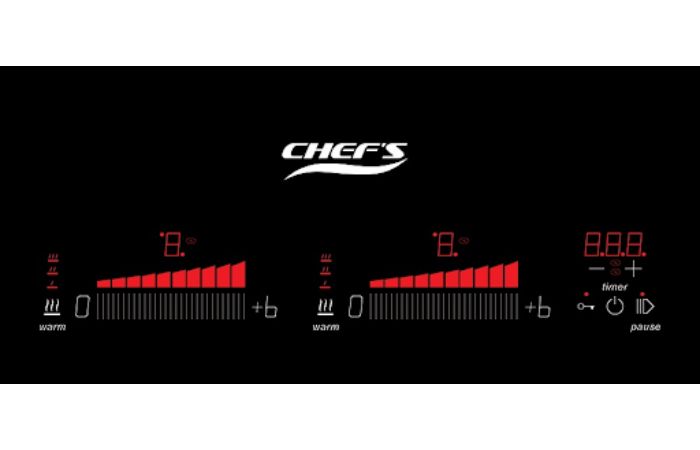 Bếp từ Chefs sở hữu bộ điều khiển cảm ứng hiện đại dễ sử dụng
